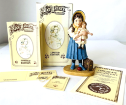 Jan Hagara Lisa &amp; Jumeau Doll Porcelain Figurine Ltd Ed #762 Signed w/ Box &amp; COA - £18.93 GBP