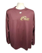 Iona Prep College Football Adult Large Burgundy Long Sleeve Jersey - £14.31 GBP