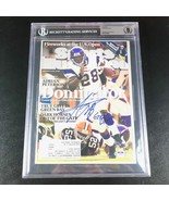 ADRIAN PETERSON Signed SI Magazine BAS Beckett Autographed Slabbed Minne... - £235.89 GBP