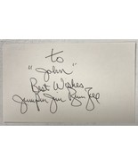 Jumpin&#39; Jim Brunzell Signed Autographed 3x5 Index Card - Pro Wrestling L... - £10.15 GBP