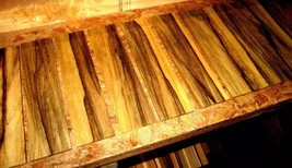 TEN (10) PIECES THIN KILN DRIED SANDED BLACK LIMBA 12&quot; X 3&quot; X 1/8&quot; LUMBE... - $738.87 MXN