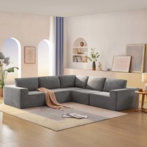 Modular L-Shaped Sectional Sofa | 5-Piece Set - £825.36 GBP