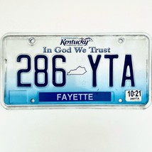 2021 United States Kentucky Fayette County Passenger License Plate 286 YTA - £13.00 GBP