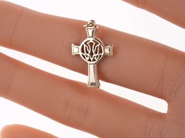 Retired James Avery 14k gold cross with dove pendant - £245.12 GBP