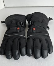 Ski Gloves Battery AA Operated Warmers Waterproof Outside Controls Tested Size L - £22.19 GBP