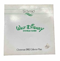 Walt Disney Characters “Winter Games” Schmid Christmas 1982 Collector Plate - $12.74
