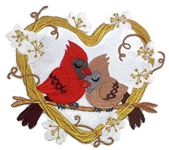 Nature Weaved in Threads, Amazing Birds Kingdom [Cardinal Love Nest] [Cu... - £17.27 GBP
