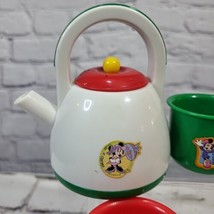Vintage Disney Mickey Minnie Dishes Teapot Cups Spoons set  - $29.69