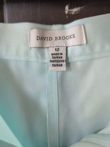 Women&#39;s David Brooks size 12 Modern Fit Slacks/Dress Pants Mint Green Po... - £18.12 GBP