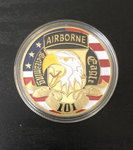 Challenges Coin Us Army 101 St Airborne Division Screening Eagles - £11.05 GBP