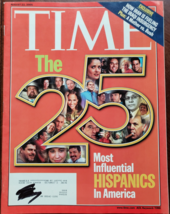 25 Most Influential Hispanics in America - TIME Magazine Aug 22 2005 - £4.75 GBP