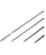 4 pc 1/4&quot; Drive Extension Bar Set 3&quot; 4&quot; 6&quot; 9&quot; Long Extender Ratchet Wrench - $21.74 CAD