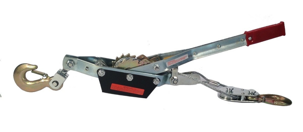 3 TON WINCH COME ALONG - 2 Hooks - Dual Ratchet Gear HEAVY DUTY Over 600... - $33.99