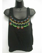 Wet Seal Sexy Crop Tank Top Size Small Black - £18.88 GBP