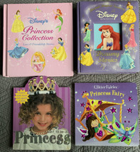 Disney Princess Collection Story &amp; Princess Fairy Board Lot Of 4 Books Girls - £10.07 GBP