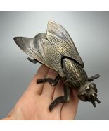 Vintage Bronze Fly Ashtray Heavy Metal Insect Figurine 12cm Tobacciana D... - $220.00