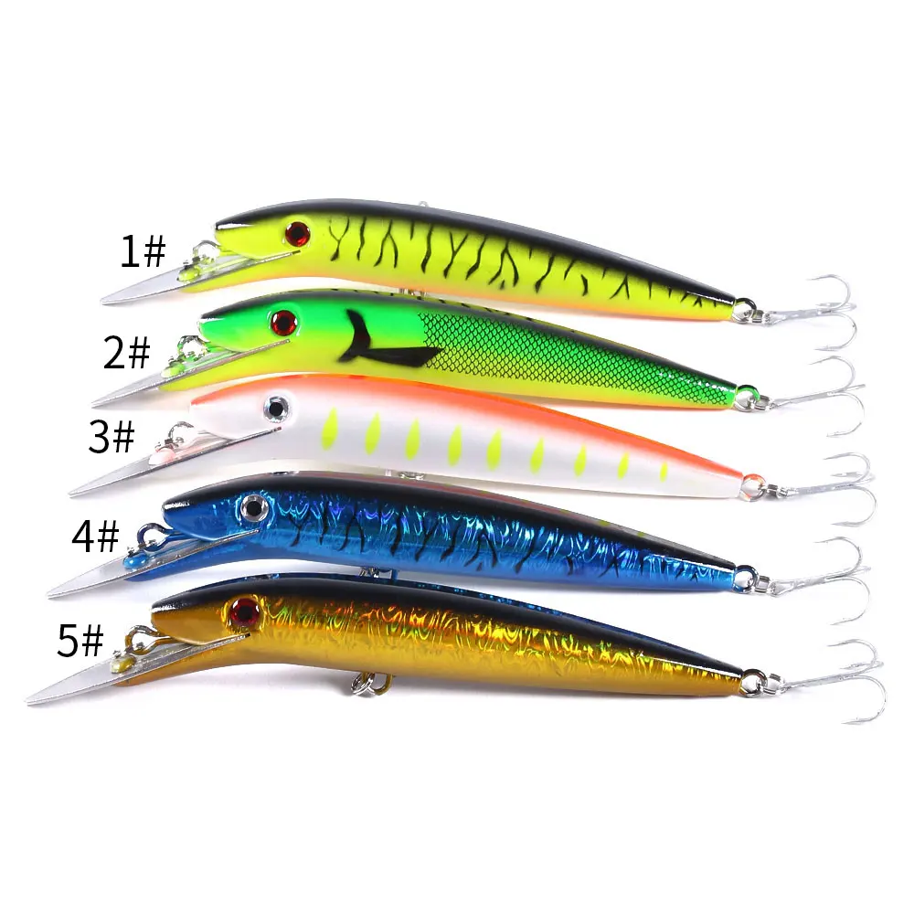 Sporting 1PCS  Long 19.7cm 45g Wobbler Minnow Fishing Lure Big Crankbait 2# Hook - £23.76 GBP