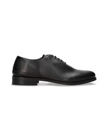 Vegane Herren Schuhe Oxford flache aus schwarz Apfelhaut schlicht elegante kleid - $181.94