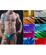 Thunderbox Choose Color &amp; Size METALLIC Contour Brief - Swim - Poser S, ... - $30.00
