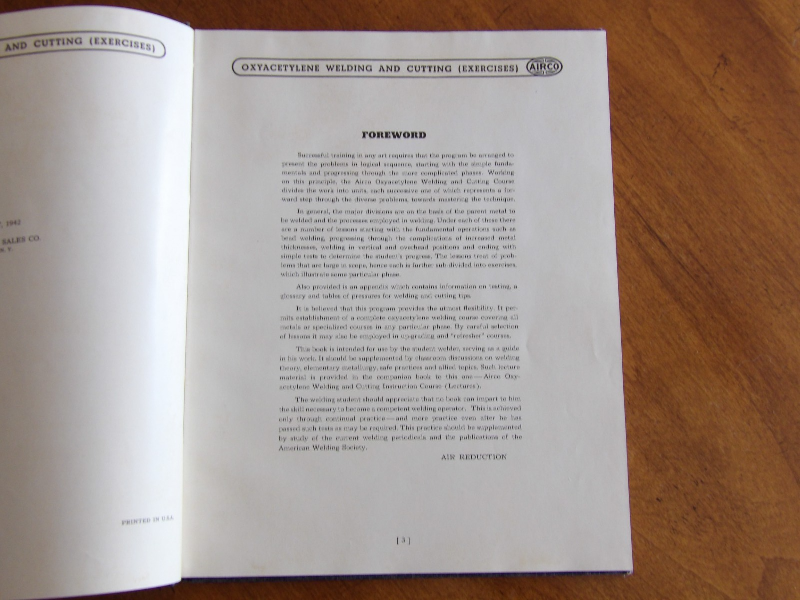 1942 AIRCO Oxyacetylene Welding and Cutting Lessons Instruction Course Exercises Item image 11