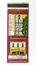 Woodworth&#39;s Restaurant - Geneva, New York 20 Strike Matchbook Cover Texaco Grill - £1.49 GBP