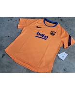 Nike Barcelona Orange/Blue Crew Neck Soccer Jersey Women size XL - $63.11 CAD