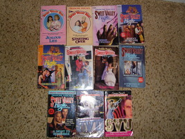 Sweet Valley High and University paperback book lot of 11 - $24.00