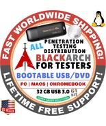 BLACKARCH LINUX OS FULL ISO SLIM XFCE NET BOOTABLE USB/ DVD, 64BIT, MAC/PC - $168.17 MXN+