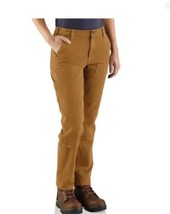 Carhartt BN4296-W Women&#39;s Rugged Flex Relaxed Fit Twill Double Front Work Sz 18 - £14.99 GBP