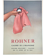 Georges Rohner - Poster Original Exhibition - G. Of THE ORANGERY Nantes ... - £125.13 GBP