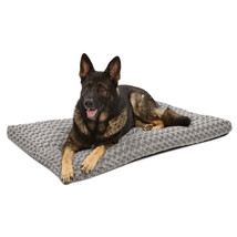 Dog Bed &amp; Crate Mat, Deluxe Ombre Swirl, Fits 48&quot; Crate, Gray - $39.99