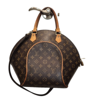 LOUIS VUITTON ELLIPSE MM Monogram Coated Canvas and Leather Top Handle Bag - £423.12 GBP