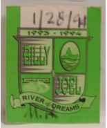BILLY JOEL - VINTAGE RIVER OF DREAMS TOUR CONCERT CLOTH BACKSTAGE PASS *... - $186.40 MXN