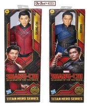 Marvel Shang-Chi &amp; Wenwu Legend of the Ten Rings Action Figure NIB Lot of 2 - £23.65 GBP