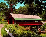 Creamery Covered Bridge Battleboro Vermont VT UNP Chrome Postcard E6 - $4.90