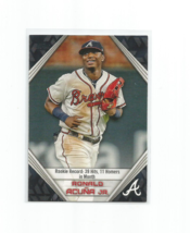 Ronald Acuna Jr (Atlanta) 2019 Topps Ronald Acuna Jr Insert Card #RA-28 - £3.98 GBP