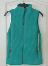 Tangerine Brand Jacquard Fleece Vest JADE Womens Sz S NWT INCREDIBLE DEAL - $369.05 MXN