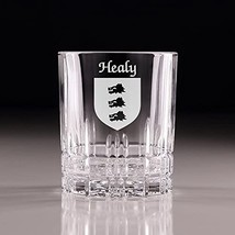 Healy Irish Coat of Arms Perfect Serve Cut Glass Tumbler - Set of 4 - $74.00