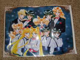 Sailor Moon manga tuxedo poster 21 X 15 - $30.00