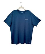 Columbia Sportswear Mens XL Denim Blue Omni Shade Short Sleeve Soft T Shirt - €11,15 EUR