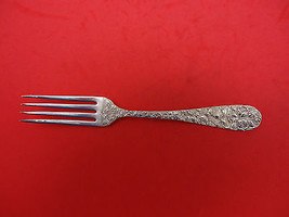 Baltimore Rose Plain Back by Schofield Sterling Silver Regular Fork 7 1/8&quot; - £70.41 GBP