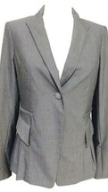 Etcetera Women&#39;s Blazer Gray Pinstripes Yacht Club Stretch Lined Size 2 ... - £117.48 GBP