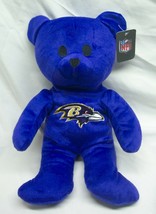 BALTIMORE RAVENS NFL FOOTBALL PURPLE TEDDY BEAR 14&quot; Plush STUFFED ANIMAL... - $19.80