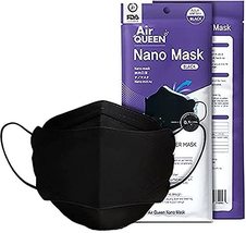 Black Air QUEEN Nanofiber Filter Face Mask 10 PCS - Made in Korea - £11.16 GBP