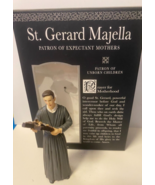 Saint Gerard Majella Small 4&quot;  Statue,+ Prayer Card &amp; Bio,  New #RM-007 - $401.68 MXN