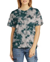 Dickies Juniors Cotton Tie-Dyed Graphic T-Shirt Color Forest Tie Dye Size Small - £29.46 GBP