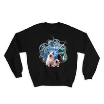 Cat : Gift Sweatshirt Esoteric Cute Funny Pet Animal Feline Pets Lover Cat Mom D - £22.87 GBP