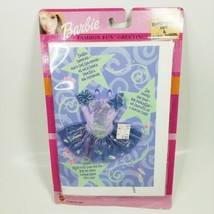 Barbie GREETING CARD with Outfit New Hallmark Perfect Gift For Barbie Co... - $15.99