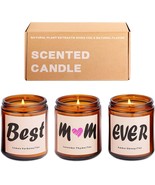 Best Mom Gifts - Best Mom Ever Scented Jar Candles 7 Oz (3 Pack) - £9.84 GBP