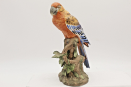 Aldon Accessories Porcelain Sculpture Vanished Species Cuban Red Macaw Vintage - £11.02 GBP